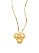 Gurhan 24k Yellow Gold Triple Pendant Necklace