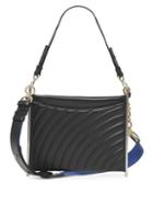 Chlo Roy Quilted Leather & Canvas Strap Bag