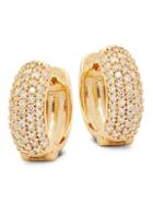 Effy 14k Yellow Gold & Diamond Huggie Earrings