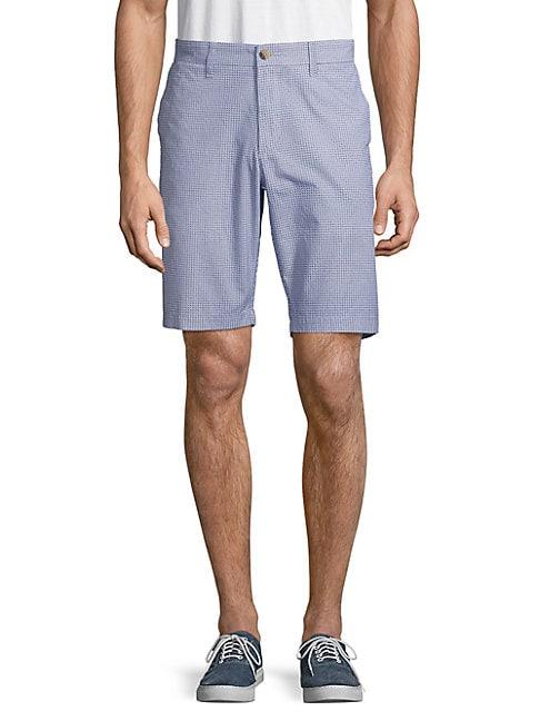 Ben Sherman Geometric-print Cotton Shorts