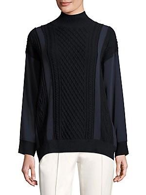 Escada Srowat Cable-knit Sweater