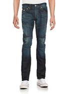 True Religion Faded Textured Jeans