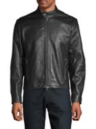 Saks Fifth Avenue Classic Leather Moto Jacket