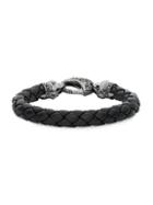 Stephen Webster Braided Leather Bracelet