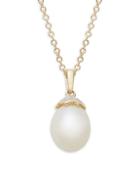 Saks Fifth Avenue 14k Gold Pearl Diamond Necklace