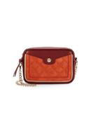 Longchamp Quilted Leather & Suede Crossbody Bag