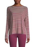 Vince Striped Long-sleeve Top