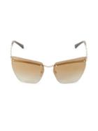 Versace 58mm Mirrored Butterfly Sunglasses