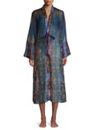Lulla Collection By Bindya Snakeskin-print Self-tie Coverup