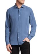 Saks Fifth Avenue Collection Solid Button-down Shirt