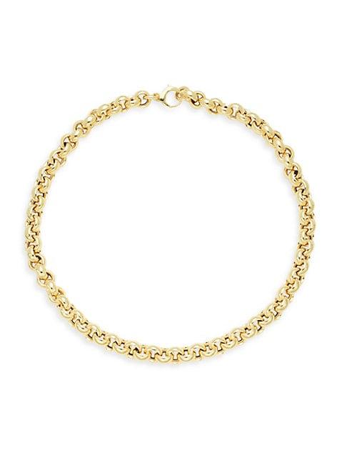 Saks Fifth Avenue 14k Yellow Gold Rolo Chain Necklace