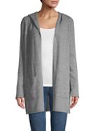 Saks Fifth Avenue Hooded Cashmere Cardigan