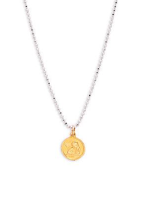 Mary Louise Designs Sterling Silver & Yellow Goldtone Pendant Necklace
