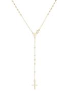 Saks Fifth Avenue Made In Italy 14k Gold Rosary Y-necklace