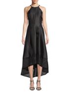 Carmen Marc Valvo Infusion Mikado High-low Gown