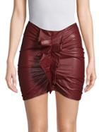 Isabel Marant Etoile Zephira Faux Leather Mini Skirt