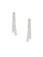 Saks Fifth Avenue Diamond & 14k White Gold Double Drop Earrings