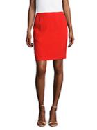 Akris Solid Fitted Skirt