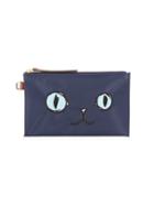 Longchamp Embroidered Graphic Pouch