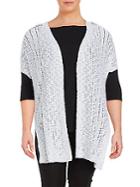Vince Camuto, Plus Size Long Open-front Cardigan