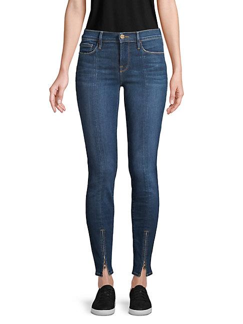Frame Denim Le Skinny De Jeanne Zip-leg Jeans