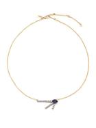 Alexis Bittar Crystal-encrusted Spur Pendant Necklace