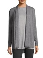 Lafayette 148 New York Relaxed Open Cashmere Cardigan