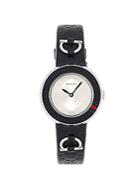 Gucci U-play Stainless Steel & Leather Watch