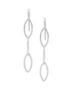 Saks Fifth Avenue Sterling Silver Linked Drop Earrings