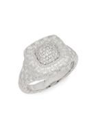 Effy Sterling Silver & White Diamond Ring