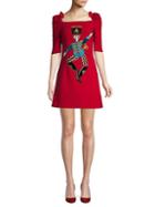 Dolce & Gabbana Graphic Short-sleeve Mini Dress
