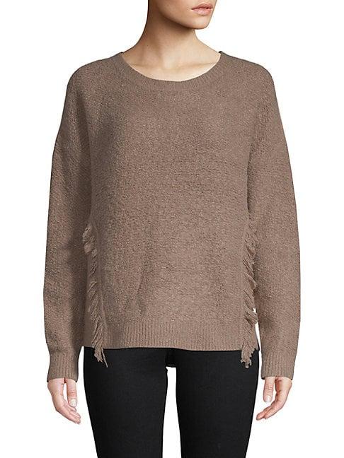 Saks Fifth Avenue Fringed Sweater