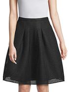 Burberry Mesh A-line Skirt