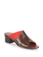 Diane Von Furstenberg Hazel Textured Classic Sandals