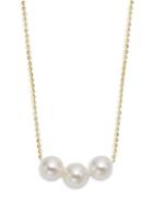 Tara Pearls 8mm Round White Cultured Pearl & 14k Yellow Gold Necklace