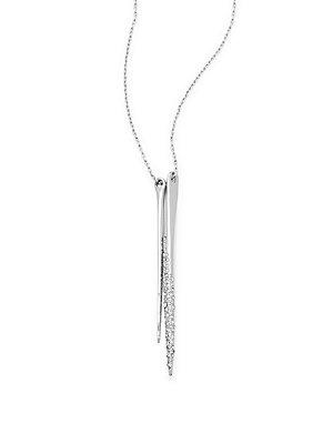 Alexis Bittar Miss Havisham Swarovski Crystal Spear Pendant Necklace