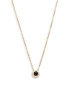 Mizuki Sea Of Beauty Black Diamond & 14k Gold Pendant Necklace