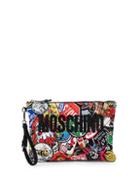 Moschino Logo Patch Pouch