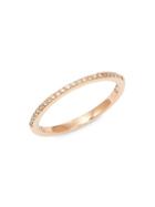 Saks Fifth Avenue 14k Rose Gold Diamond Band