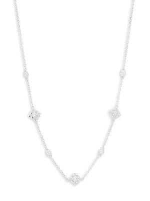 Judith Ripka La Petite Elements Sapphire Necklace