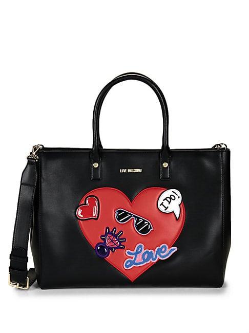 Love Moschino Patch Tote Bag