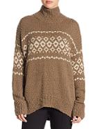 Vince Fair Isle Turtleneck Sweater