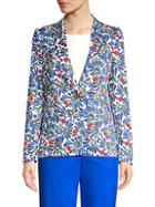 Escada Brikenanton Printed Blazer