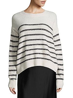 Vince Textured Striped Pullover