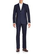 Saks Fifth Avenue Regular-fit Solid Wool Suit