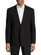 Versace Collection Solid Notch-lapel Jacket