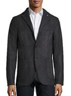 Isaia In Esilio Augusto Unconstructed Wool Sportcoat