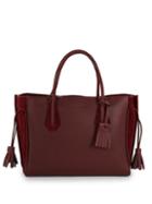 Longchamp Penelope Soft Leather & Suede Top Handle Bag
