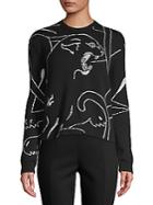 Valentino Panther Cashmere Sweater
