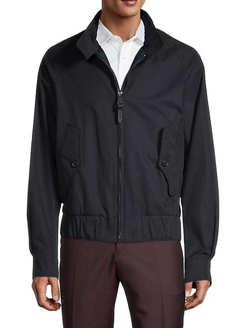 Burberry Raglan-sleeve Cotton Jacket